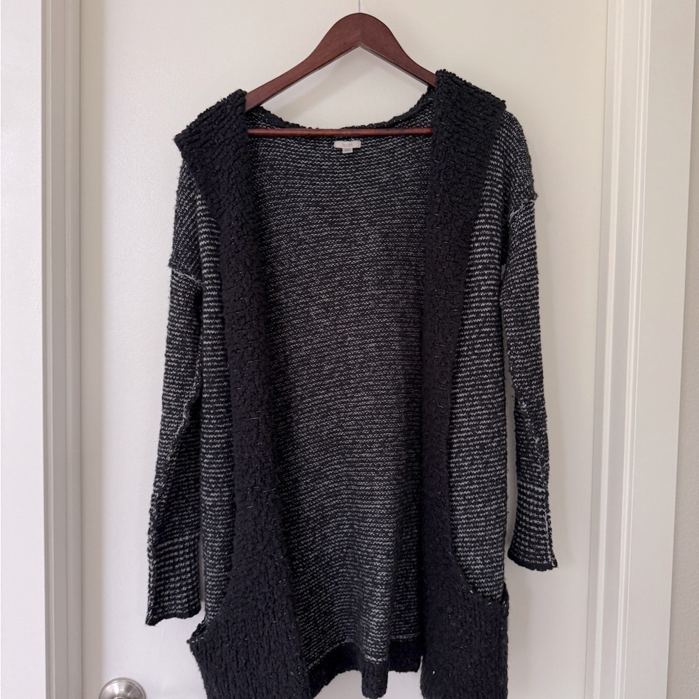 Urban Outfitters Ecote Navy/White striped sweater cardigan